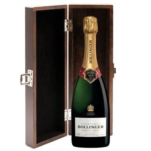 Bollinger Brut Special Cuvee Champagne 75cl in Elm Wood Gift Box